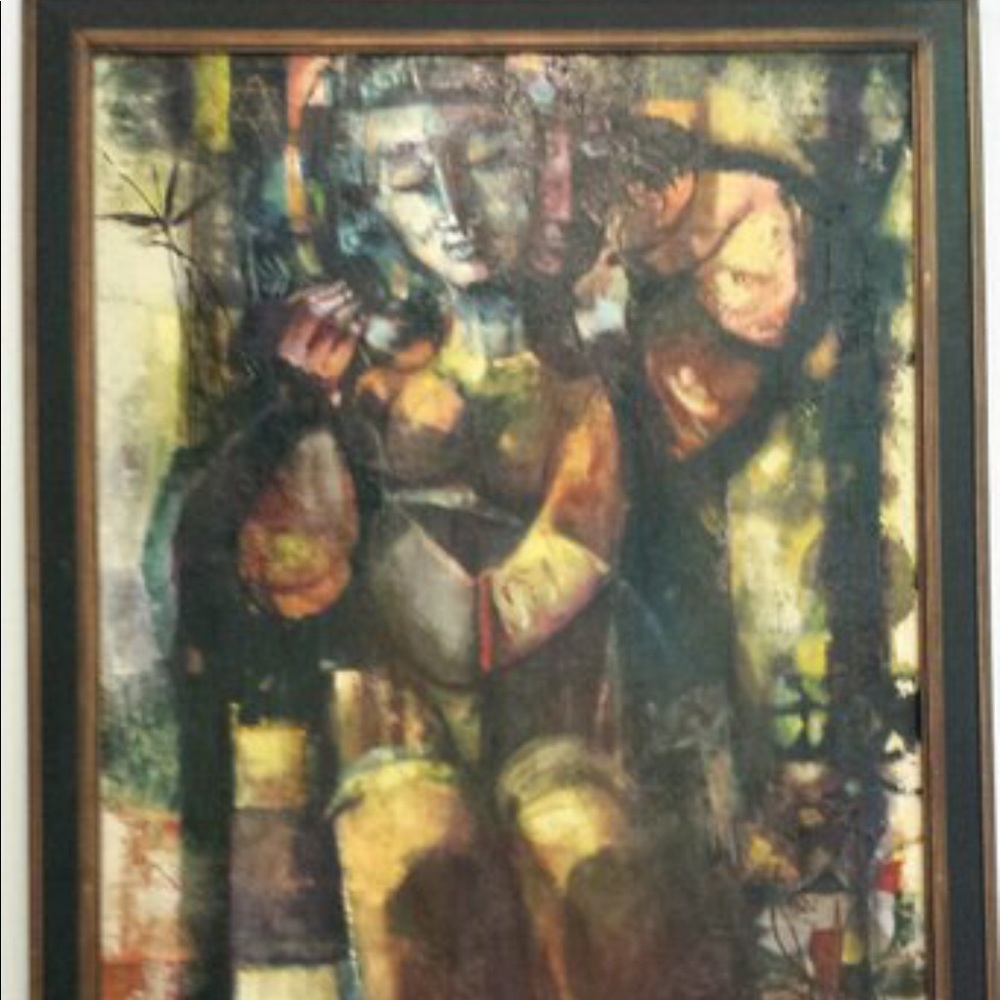 Pablo Fornes Spanish Oil Painting RUTH 1963